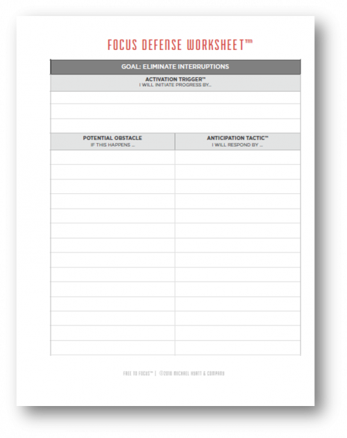 Exercise: A Plan to Minimize Disruptions
